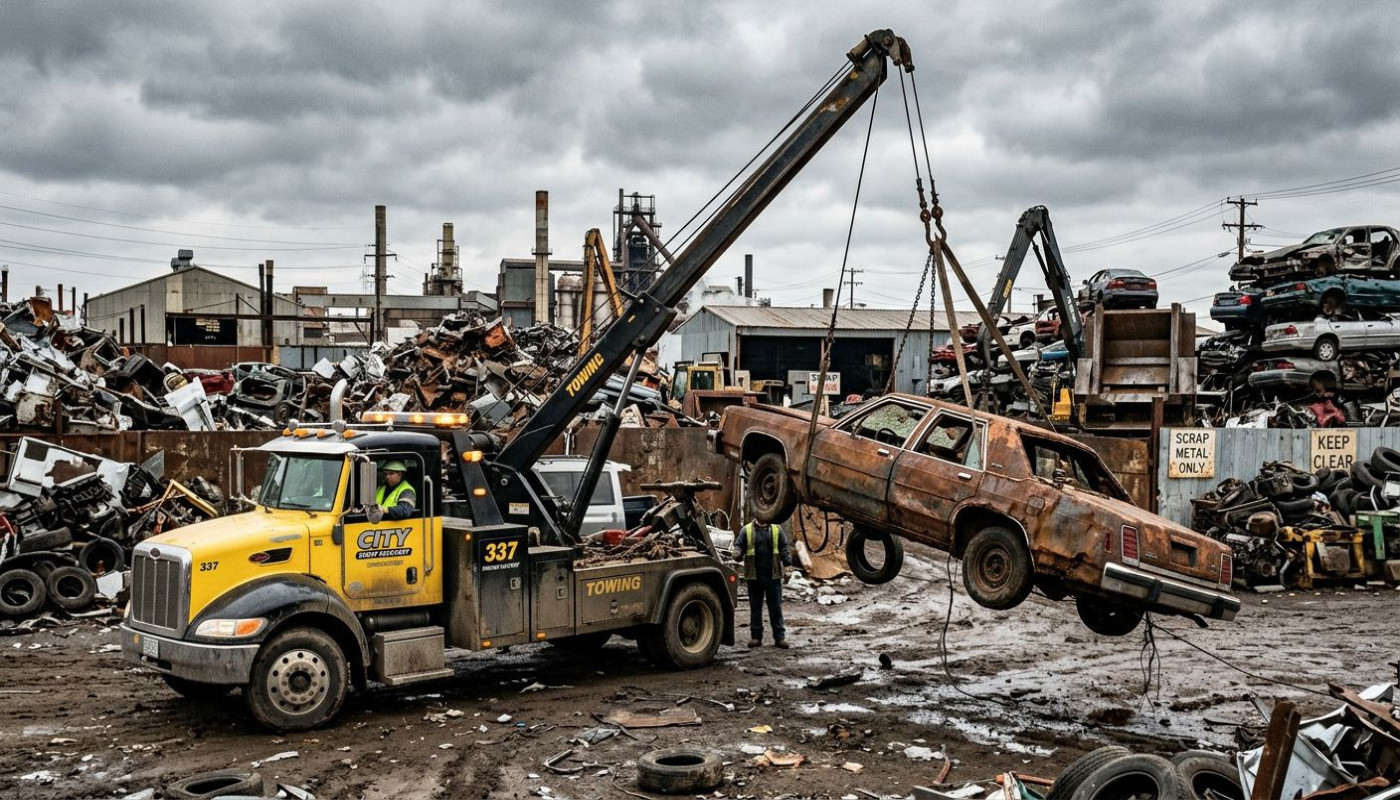 Comment se déroule l'enlèvement gratuit de véhicules hors d'usage ?